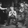 (L-R) Actors Jerry Mayer, Will Patton and Frederick Neumann in a scene from the NY Shakespeare Festival production of the play "Goose And Tom Tom".