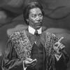 Actor Morgan Freeman in a scene from the Broadway production of the musical "The Gospel At Colonus".