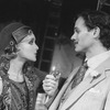 Actors Jane Krakowski and David Carroll in a scene from the Broadway production of the musical "Grand Hotel".