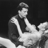 Actors Rex Smith and Liliane Montevecchi in a scene from the Broadway production of the musical "Grand Hotel".