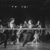 (L-R) Actors David Carroll and Michael Jeter performing "We'll Take A Glass Together" in a scene from the Broadway production of the musical "Grand Hotel".