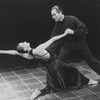 Yvonne Marceau and Pierre Dulaine dancing in a scene from the Broadway production of the musical "Grand Hotel".