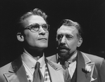 (L-R) Bob Stillman and Rex D. Hays in a scene from the Broadway production of the musical "Grand Hotel".