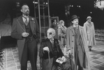 (L-R) Rex D. Hays, John Wylie, Charles Mandracchia, Jane Krakowski, Michael Jeter and Timothy Jerome in a scene from the Broadway production of the musical "Grand Hotel".