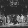 (L-R) Rex D. Hays, John Wylie, Michael Jeter, Jane Krakowski, Liliane Montevecchi, Karen Akers, Timothy Jerome, David Carroll and Kathi Moss in a scene from the Broadway production of the musical "Grand Hotel".