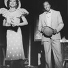 Ben Vereen and Leilani Jones in a scene from the Broadway production of the musical "Grind".