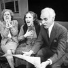 (R-L) Harold Gould, Kate MacGregor-Stewart and Frances Sternhagen in a scene from the Broadway production of the play "Grown-Ups"