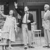 (R-L) Harold Gould, Bob Dishy and Kate MacGregor-Stewart in a scene from the Broadway production of the play "Grown-Ups"