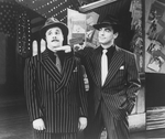 (L-R) Nathan Lane and Peter Gallagher in a scene from the Broadway revival of the musical "Guys And Dolls".