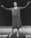 Tyne Daly performing "Rose's Turn" in a scene from the Broadway revival of the musical "Gypsy"