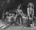 A scene from the Broadway production of the musical "Hair".