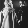 Kevin Kline as Hamlet (R) in a scene from the NY Shakespeare Festival production of the play "Hamlet".
