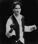 Kevin Kline as Hamlet in a scene from the NY Shakespeare Festival production of the play "Hamlet".