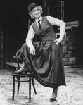 Actress Meryl Streep in a scene from the Broadway production of the musical "Happy End"