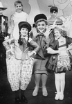 (L-R) Lisa Peluso, Angela Lansbury and Bonnie Langford in a scene from the Broadway revival of the musical "Gypsy"