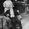 Actors Amy Irving and Philip Bosco in a scene from the Circle In The Square production of the play "Heartbreak House".