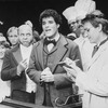 Patrick Quinn (C) with cast in a scene from the revival tour of the Broadway production of the musical "Hello, Dolly!"