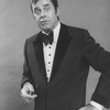 Comic Jerry Lewis mugging in promo shot for the pre-Broadway tour of the musical revue "Hellzapoppin".