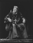 Actor Rex Harrison in a scene from the Broadway production of the play "Emperor Henry IV".