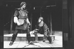 (L-R) Actors Christopher Walken and Chris Sarandon in a scene from the American Shakespeare Theatre production of the play "Henry IV".
