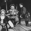 (L-R) Actors Mary Wickes, Roy Dotrice and Chris Sarandon in a scene from the American Shakespeare Theatre production of the play "Henry IV".