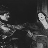 (L-R) Actors John Vickery and Mandy Patinkin dueling in a scene from the NY Shakespeare Festival Central Park production of the play "Henry IV".