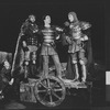 Actors Kevin Spacey (L), Val Kilmer (2L), Mandy Patinkin (2R) and Robert Westenberg (R) in a scene from the NY Shakespeare Festival Central Park production of the play "Henry IV".
