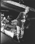 Actor Kenneth McMillan (L) in a scene from the NY Shakespeare Festival Central Park production of the play "Henry IV".