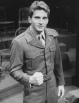 Actor Rex Smith in a scene from the Broadway production of the musical "The Human Comedy".