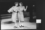 (L-R) Actresses Mary Elizabeth Mastrantonio and Caroline Peyton in a scene from the Broadway production of the musical "The Human Comedy".