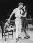 (L-R) Actors Josh Blake, Rex Smith and Leata Galloway in a scene from the Broadway production of the musical "The Human Comedy".