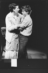 Actors Bonnie Koloc and Stephen Geoffreys in a scene from the Broadway production of the musical "The Human Comedy".