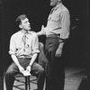 (L-R) Actors Donnie Kehr and Joseph Kolinski in a scene from the Broadway production of the musical "The Human Comedy".