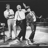 (L-R) Rex Smith, Gordon Connell and Stephen Geoffreys in a scene from the Broadway production of the musical "The Human Comedy".