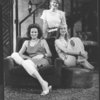 (L-R) Sigourney Weaver, Judith Ivey and Cynthia Nixon in a scene from the Broadway production of the play "Hurlyburly".