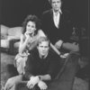 (T-B) Christopher Walken, Sigourney Weaver and William Hurt in a scene from the Broadway production of the play "Hurlyburly".
