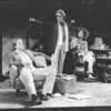 (L-R) William Hurt, Christopher Walken and Sigourney Weaver in a scene from the Broadway production of the play "Hurlyburly".