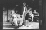 (L-R) William Hurt, Christopher Walken and Sigourney Weaver in a scene from the Broadway production of the play "Hurlyburly".