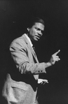 Billy Dee Williams as Dr. Martin Luther King, Jr. in a scene from the Broadway production of the musical play "I Have A Dream".