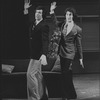 (R-L) James Naughton and Lenny Baker dancing in a scene from the Broadway production of the musical "I Love My Wife"