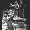 Joanna Gleason and Lenny Baker dancing in a scene from the Broadway production of the musical "I Love My Wife"