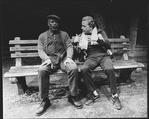 Cleavon Little (R) in a scene from the Broadway production of the play "I'm Not Rappaport"