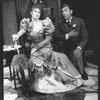 Patricia Conolly and James Valentine in a scene from the Circle In The Square production of the play "The Importance Of Being Earnest"
