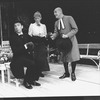 (R-L) G. Wood, Mary Louise Wilson and James Valentine in a scene from the Circle In The Square production of the play "The Importance Of Being Earnest"