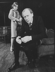 Nicol Williamson (R) in a scene from the Roundabout Theatre Company production of the play "Inadmissable Evidence"