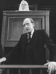 (B-T) Nicol Williamson and Philip Bosco in a scene from the Roundabout Theatre Company production of the play "Inadmissable Evidence"