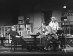 (L-R) Martin Gable, Rex Harrison and Julie Harris in a scene from the Broadway production of the play "In Praise Of Love"