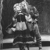 Danielle Ferland as Little Red Riding Hood and Robert Westenberg as the Wolf in a scene from the Broadway production of the musical "Into The Woods".