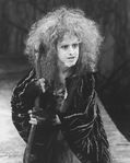 Bernadette Peters as the Witch in a scene from the Broadway production of the musical "Into The Woods".