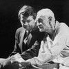 Alan Webb (R) and Hal Holbrook (L) in a scene from the Broadway production of the play "I Never Sang For My Father".